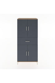 Hyperion Dolap 4 Raflı Tek Çekmeceli 4 Kapaklı 88x44x195 - S60M001V8B