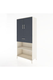 Hyperion Dolap 4 Raflı Tek Çekmeceli 2 Kapaklı 88x44x195 - S60M002V2B