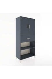 Hyperion Dolap 4 Raflı Tek Çekmeceli 2 Kapaklı 88x44x195 - S60M002V5B