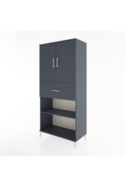 Hyperion Dolap 4 Raflı Tek Çekmeceli 2 Kapaklı 88x44x195 - S60M002V5B
