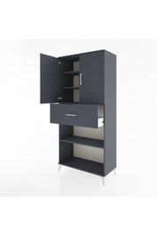 Hyperion Dolap 4 Raflı Tek Çekmeceli 2 Kapaklı 88x44x195 - S60M002V5B