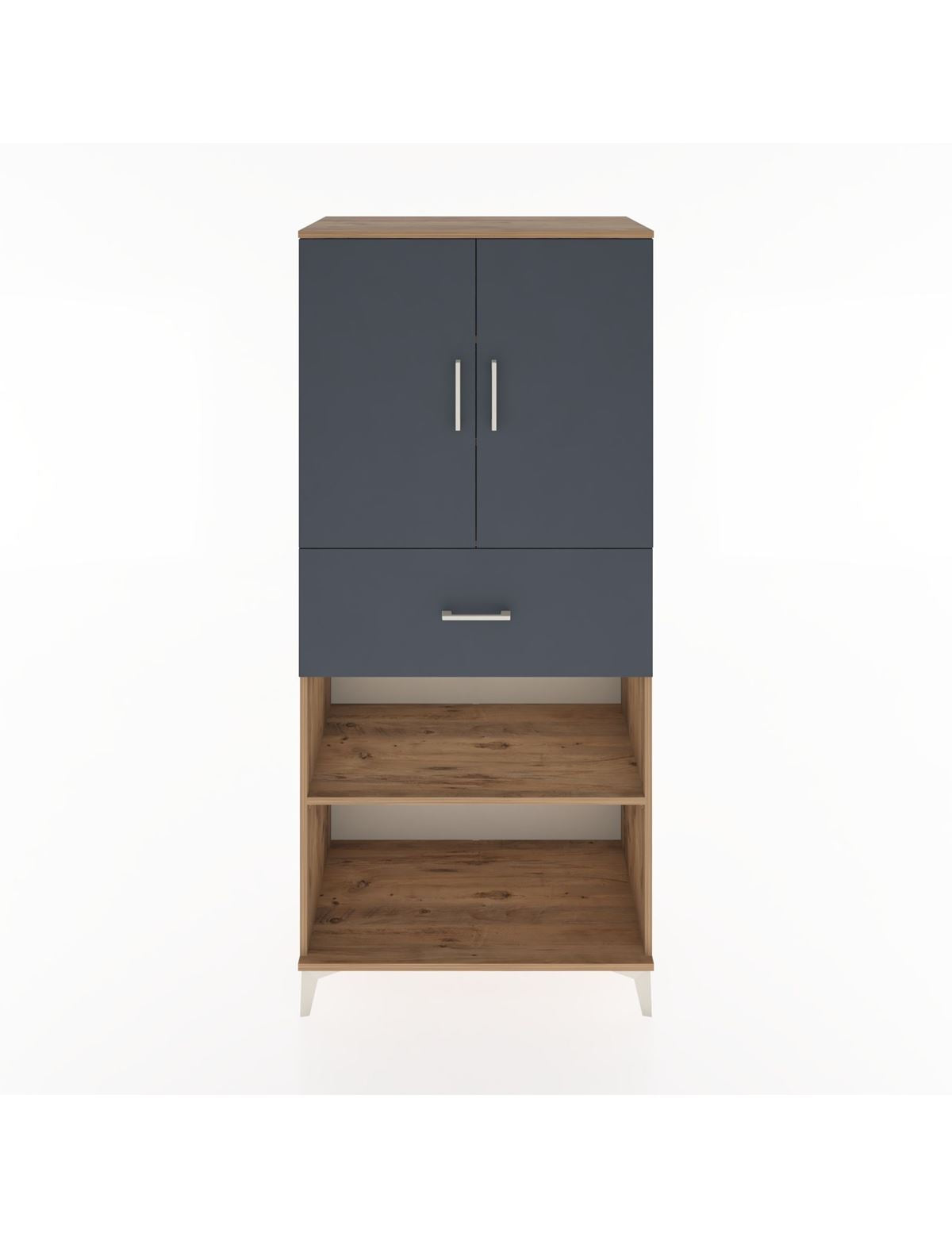 Hyperion Dolap 4 Raflı Tek Çekmeceli 2 Kapaklı 88x44x195 - S60M002V8B