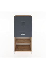 Hyperion Dolap 4 Raflı Tek Çekmeceli 2 Kapaklı 88x44x195 - S60M002V8B