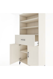 Hyperion Dolap 4 Raflı Tek Çekmeceli 2 Kapaklı 88x44x195 - S60M003V1B