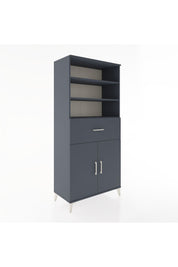 Hyperion Dolap 4 Raflı Tek Çekmeceli 2 Kapaklı 88x44x195 - S60M003V5B