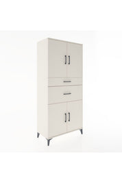 Hyperion Dolap 4 Raflı 2 Çekmeceli 4 Kapaklı 88x44x195 - S60M004V1B