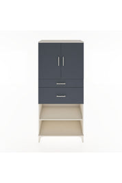 Hyperion Dolap 4 Raflı 2 Çekmeceli 2 Kapaklı 88x44x195 - S60M005V2B