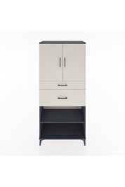 Hyperion Dolap 4 Raflı 2 Çekmeceli 2 Kapaklı 88x44x195 - S60M005V4B
