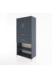Hyperion Dolap 4 Raflı 2 Çekmeceli 2 Kapaklı 88x44x195 - S60M005V5B