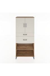 Hyperion Dolap 4 Raflı 2 Çekmeceli 2 Kapaklı 88x44x195 - S60M005V7B