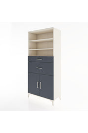 Hyperion Dolap 4 Raflı 2 Çekmeceli 2 Kapaklı 88x44x195 - S60M006V2B