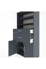 Hyperion Dolap 4 Raflı 2 Çekmeceli 2 Kapaklı 88x44x195 - S60M006V5B