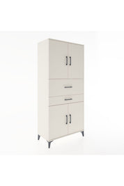 Hyperion Dolap 4 Raflı 2 Çekmeceli 4 Kapaklı 88x44x195 - S60M007V1B