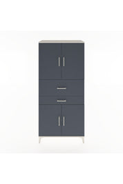 Hyperion Dolap 4 Raflı 2 Çekmeceli 4 Kapaklı 88x44x195 - S60M007V2B