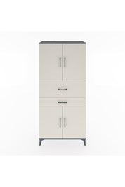 Hyperion Dolap 4 Raflı 2 Çekmeceli 4 Kapaklı 88x44x195 - S60M007V4B
