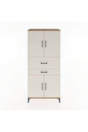 Hyperion Dolap 4 Raflı 2 Çekmeceli 4 Kapaklı 88x44x195 - S60M007V7B