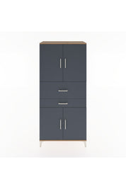 Hyperion Dolap 4 Raflı 2 Çekmeceli 4 Kapaklı 88x44x195 - S60M007V8B