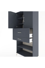 Hyperion Dolap 4 Raflı 2 Çekmeceli 2 Kapaklı 88x44x195 - S60M008V5B