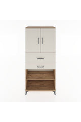 Hyperion Dolap 4 Raflı 2 Çekmeceli 2 Kapaklı 88x44x195