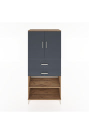 Hyperion Dolap 4 Raflı 2 Çekmeceli 2 Kapaklı 88x44x195 - S60M008V8B