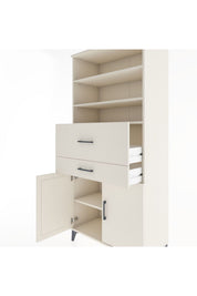 Hyperion Dolap 4 Raflı 2 Çekmeceli 2 Kapaklı 88x44x195 - S60M009V1B