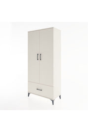 Hyperion Dolap 3 Raflı Tek Çekmeceli Tek Askılı 88x44x195 - S60M010V1B