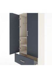 Hyperion Dolap 3 Raflı Tek Çekmeceli Tek Askılı 88x44x195 - S60M010V2B