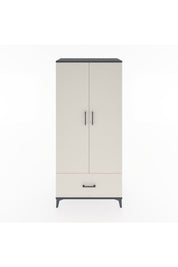 Hyperion Dolap 3 Raflı Tek Çekmeceli Tek Askılı 88x44x195 - S60M010V4B