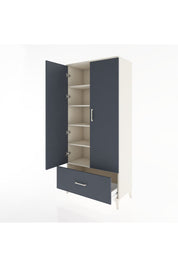 Hyperion Dolap 5 Raflı Tek Çekmeceli 2 Kapaklı 88x44x195 - S60M011V2B