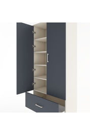 Hyperion Dolap 5 Raflı Tek Çekmeceli 2 Kapaklı 88x44x195 - S60M011V2B