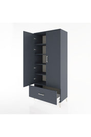 Hyperion Dolap 5 Raflı Tek Çekmeceli 2 Kapaklı 88x44x195 - S60M011V5B