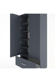 Hyperion Dolap 5 Raflı Tek Çekmeceli 2 Kapaklı 88x44x195 - S60M011V5B
