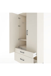 Hyperion Dolap 2 Raflı 2 Çekmeceli Tek Askılı 88x44x195 - S60M013V1B