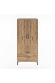 Hyperion Dolap 2 Raflı 2 Çekmeceli Tek Askılı 88x44x195 - S60M013V3B