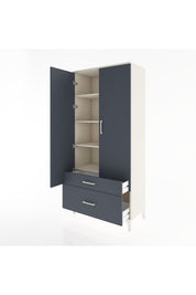Hyperion Dolap 4 Raflı 2 Çekmeceli 2 Kapaklı 88x44x195 - S60M014V2B