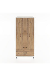 Hyperion Dolap 4 Raflı 2 Çekmeceli 2 Kapaklı 88x44x195 - S60M014V3B