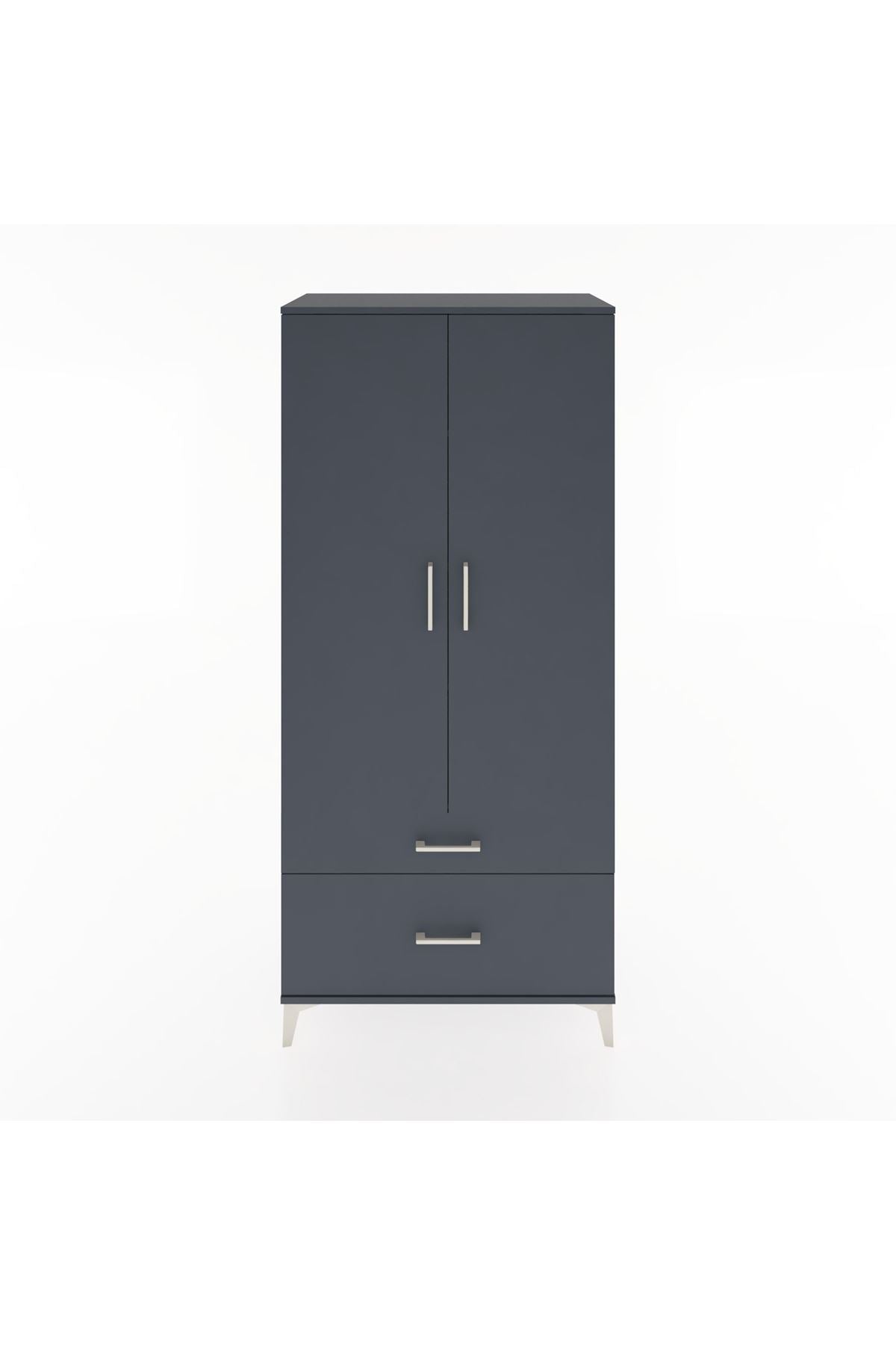 Hyperion Dolap 4 Raflı 2 Çekmeceli 2 Kapaklı 88x44x195 - S60M014V5B