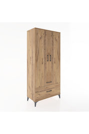 Hyperion Dolap 4 Raflı 2 Çekmeceli 2 Kapaklı 88x44x195 - S60M014V9B
