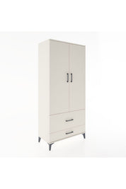 Hyperion Dolap 4 Raflı 2 Çekmeceli 2 Kapaklı 88x44x195 - S60M015V1B