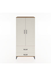 Hyperion Dolap 4 Raflı 2 Çekmeceli 2 Kapaklı 88x44x195 - S60M015V7B