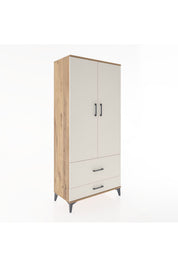 Hyperion Dolap 4 Raflı 2 Çekmeceli 2 Kapaklı 88x44x195 - S60M015V7B