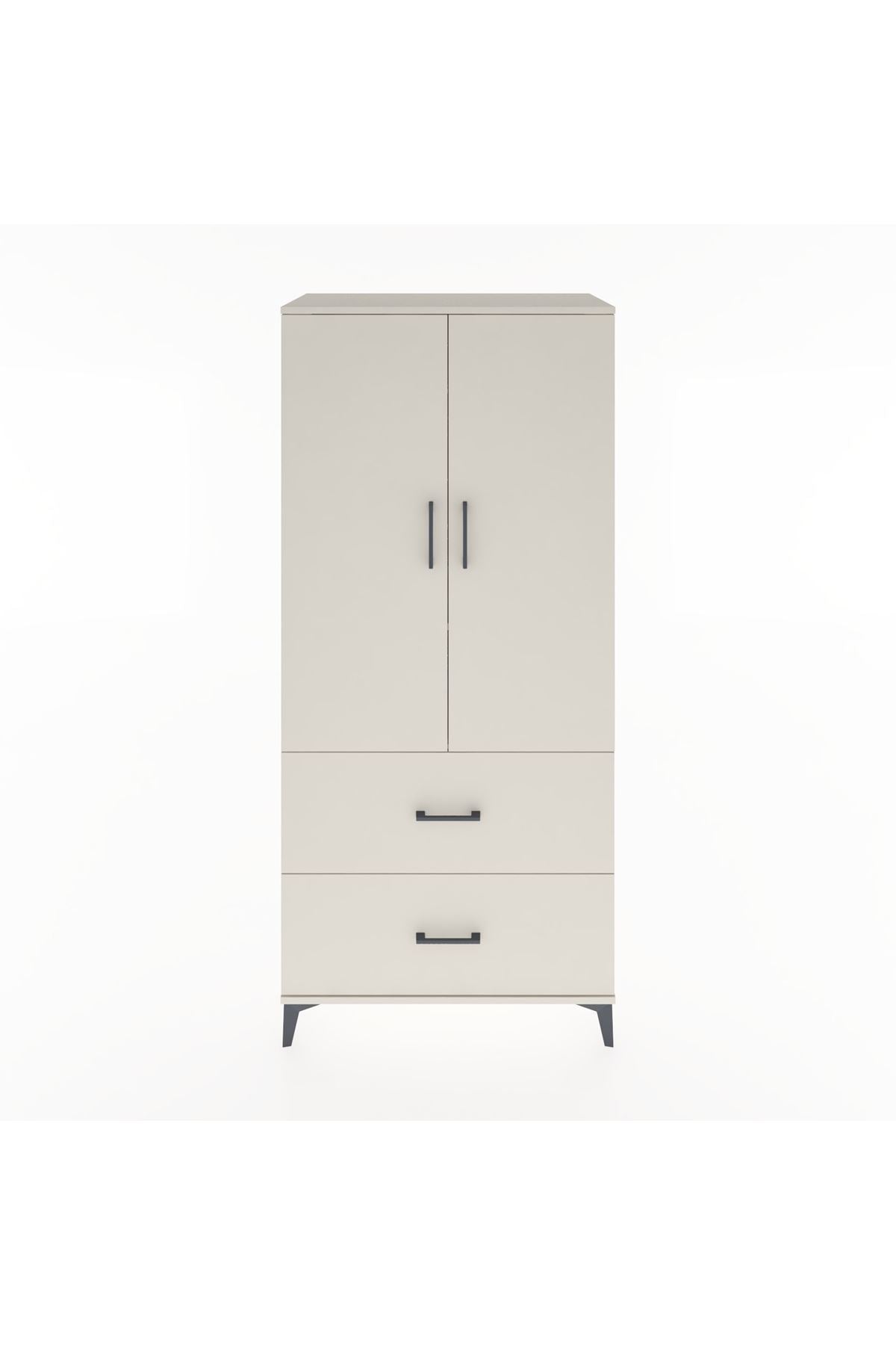 Hyperion Dolap 2 Raflı 2 Çekmeceli 2 Kapaklı 88x44x195 - S60M016V1B