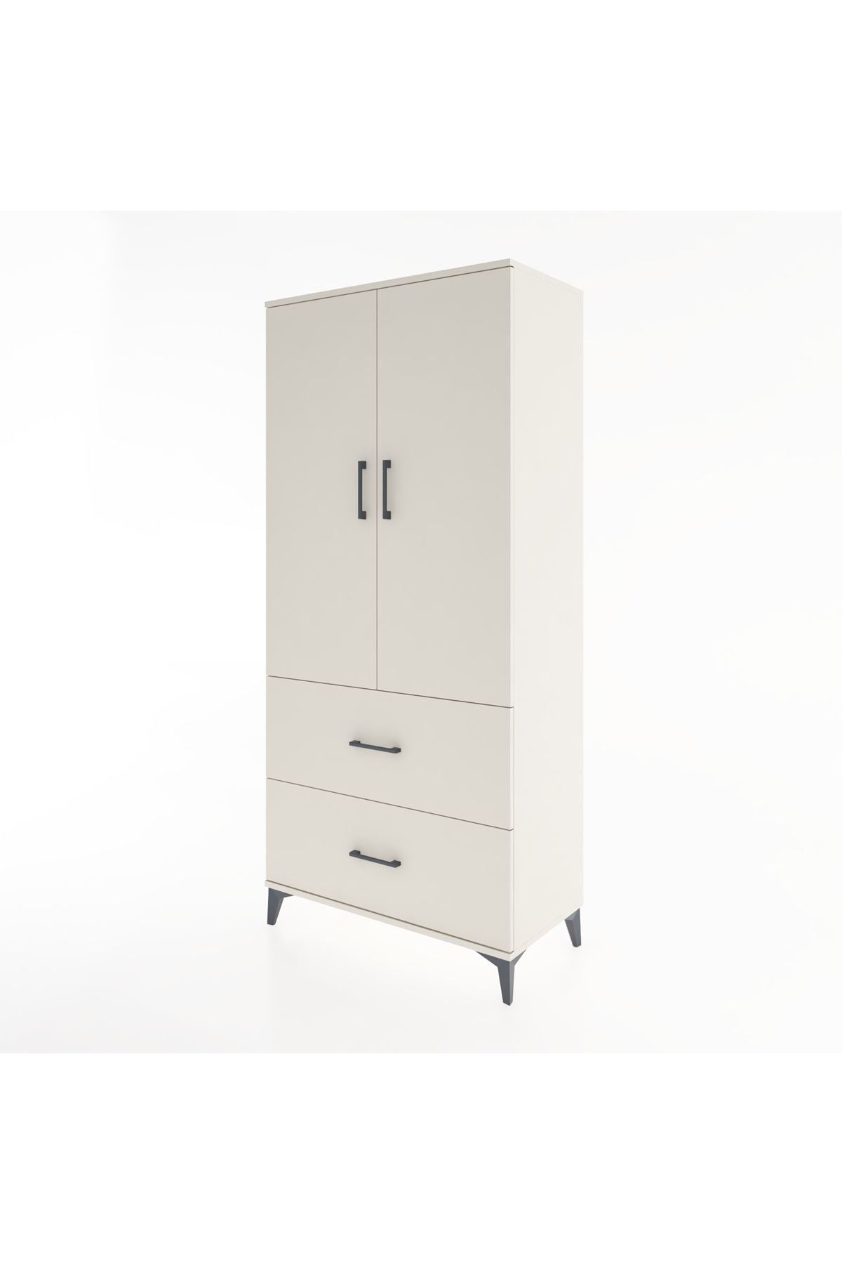 Hyperion Dolap 2 Raflı 2 Çekmeceli 2 Kapaklı 88x44x195 - S60M016V1B