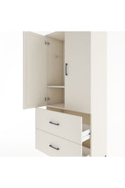 Hyperion Dolap 2 Raflı 2 Çekmeceli 2 Kapaklı 88x44x195 - S60M016V1B