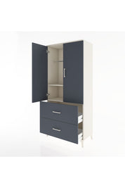 Hyperion Dolap 2 Raflı 2 Çekmeceli 2 Kapaklı 88x44x195 - S60M016V2B