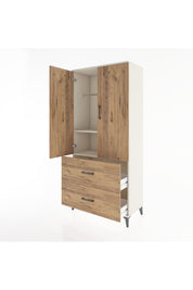 Hyperion Dolap 2 Raflı 2 Çekmeceli 2 Kapaklı 88x44x195 - S60M016V3B