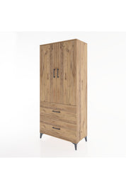 Hyperion Dolap 2 Raflı 2 Çekmeceli 2 Kapaklı 88x44x195 - S60M016V9B