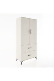 Hyperion Dolap 4 Raflı 2 Çekmeceli 2 Kapaklı 88x44x195 - S60M017V1B