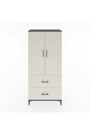 Hyperion Dolap 4 Raflı 2 Çekmeceli 2 Kapaklı 88x44x195 - S60M017V4B
