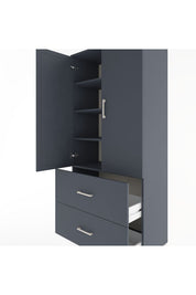 Hyperion Dolap 4 Raflı 2 Çekmeceli 2 Kapaklı 88x44x195 - S60M017V5B